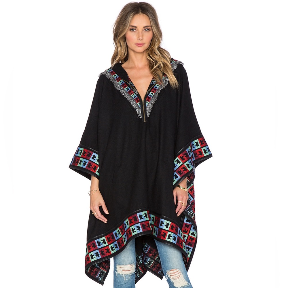 6 Shore Road Gypsy Hooded Poncho